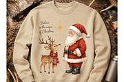 Retro Believe In The Magic Png, a Seasonal Illustration by Craft Nest (Thumbnail 5 of 6)