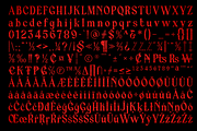 Fridie - Horror Serif Typeface, a Serif Font by MaikoHatta (Thumbnail 7 of 7)