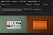 Magazines & Notebooks Mockup Bundle, a Books & Magazine Mockup by FURIOSO mockups (Thumbnail 8 of 14)