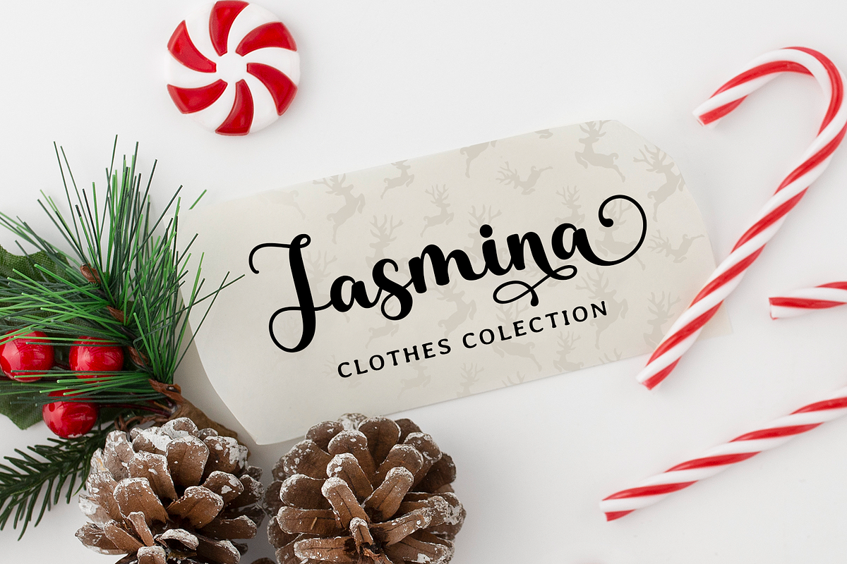 Christmas Garland, a Handwritten Font by Mozatype (Photo 5 of 10)