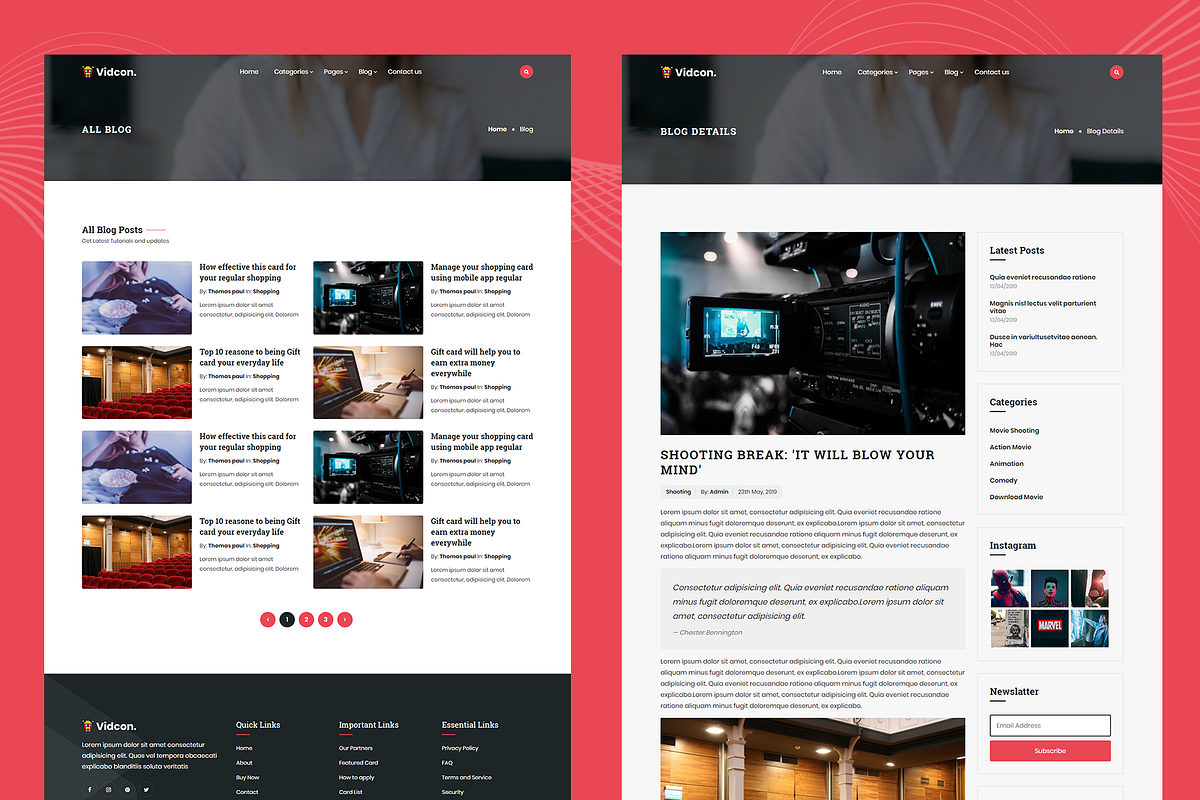 Vidcon-Digital Content Download, a HTML Template by THESOFTKING (Photo 3 of 3)