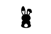 Cute Bunny Love Silhouette Icons, an Illustration by Creativeshirt (Thumbnail 39 of 51)