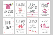 Baby shower invitations, a Card Template by Paper Cards (Thumbnail 2 of 3)