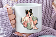 Patchwork Ghost Png, an Illustration by Craft Nest (Thumbnail 4 of 6)