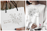 Floral Line Art illustration svg 150, an Illustration by Drawberx (Thumbnail 4 of 13)