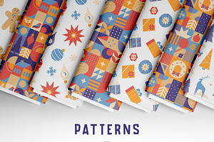 Modern Christmas, Geometric Patterns