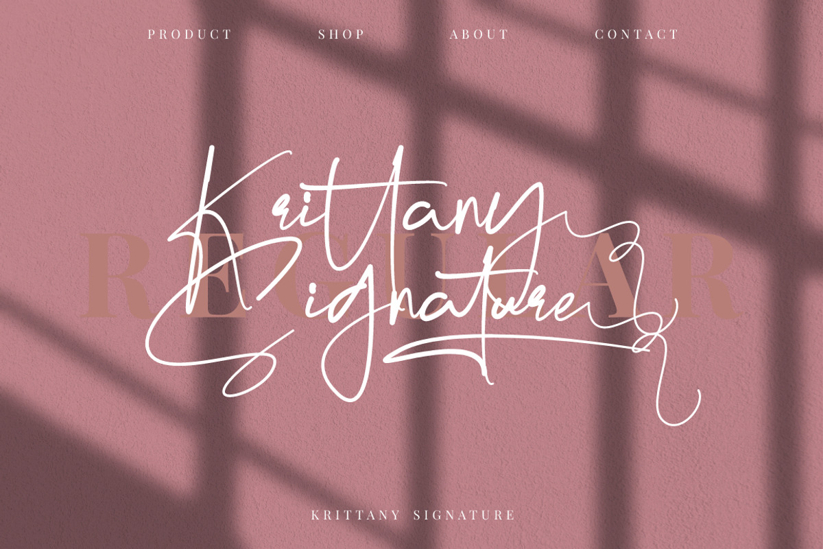 Krittany Signature Business Font, a Script Font by KennedyStudio (Photo 2 of 11)