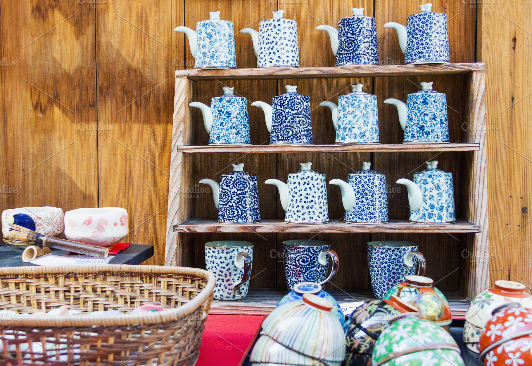 Japanese Asian style ceramics, a Food & Drink Photo by BOOCYS