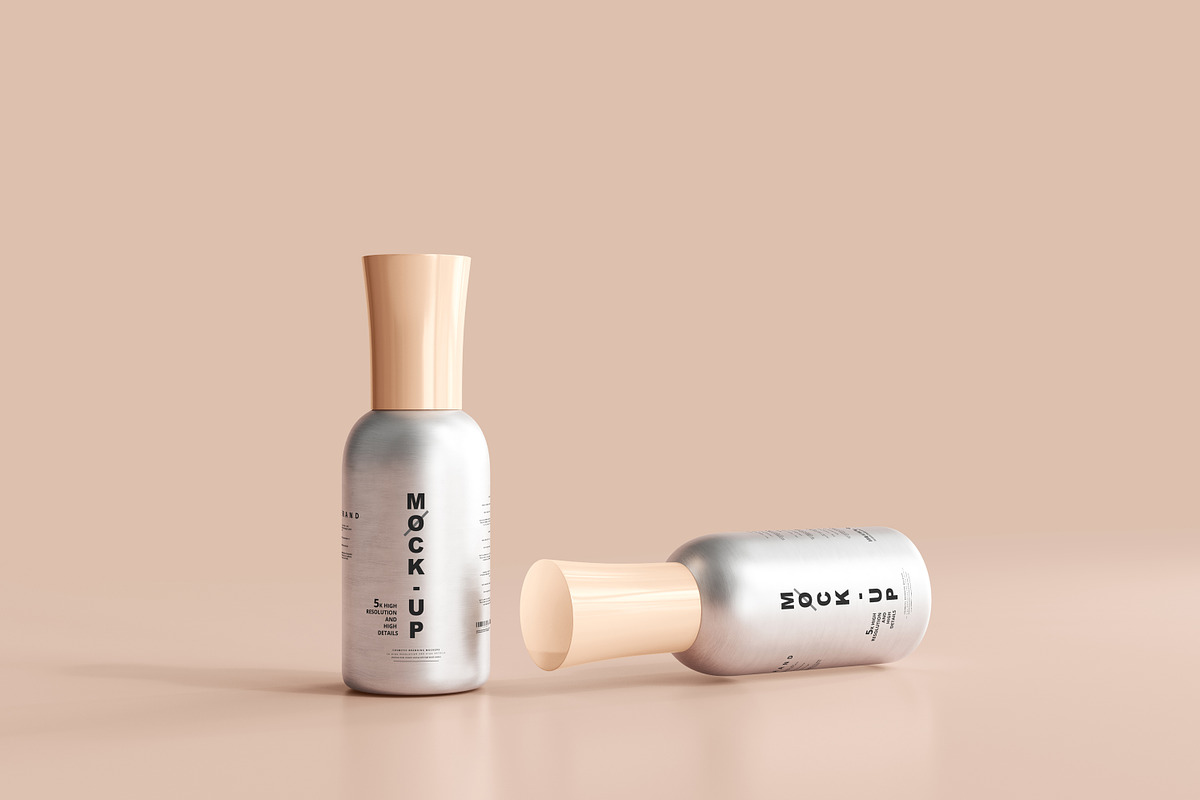 Aluminum Cosmetic Mockup Bundle, a Cups & Container Mockup by pmvch (Photo 142 of 206)