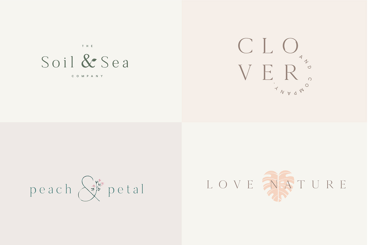 Feminine Logo Bundle, a Branding & Logo Template by Tropical Type (Photo 4 of 15)