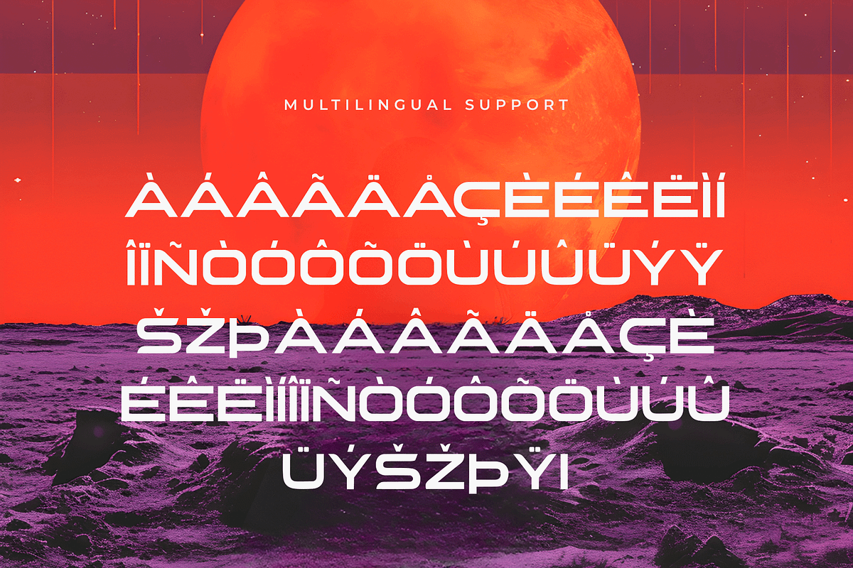 Flash – Modern Futuristic Font, a Sans Serif Font by overlaytemplates (Photo 5 of 5)