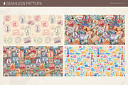 World Travel Super Set, a Texture Illustration by Pingebat (Thumbnail 9 of 16)