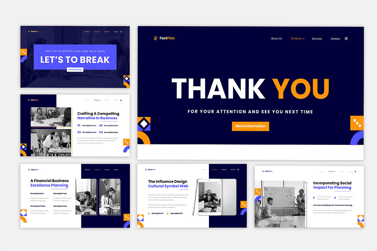 FastPlan - Powerpoint Template, a Presentation Template by casanovastudio (Photo 3 of 3)