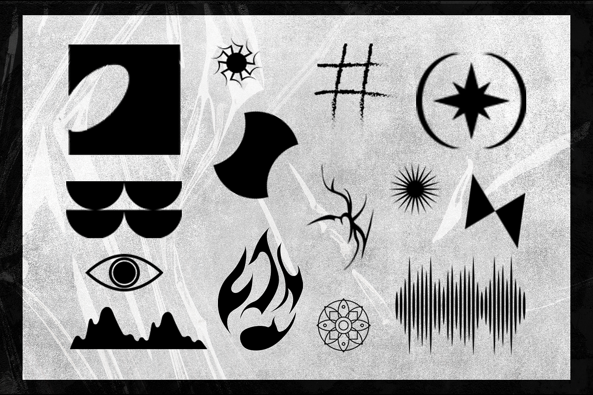 Experimental Shape Pack VOL 1, an Object Graphic by Inviline.co (Photo 3 of 7)