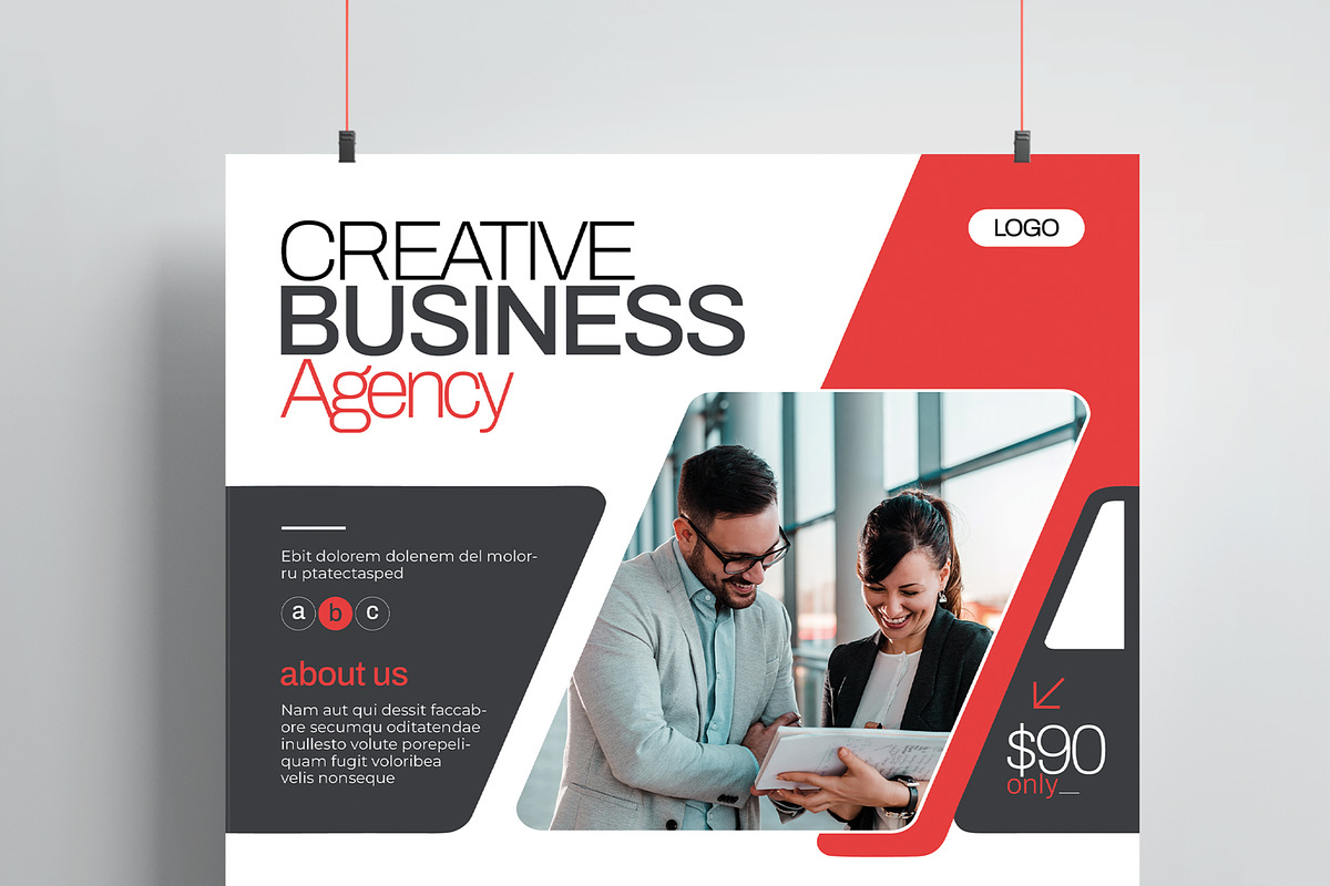 Creative Business Agency Flyer, a Flyer Template by MightyDesign (Photo 2 of 6)
