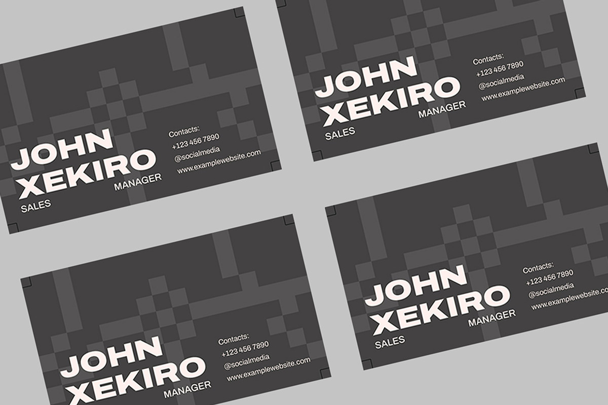 Bold Modern Business Card, a Business Card Template by Gumico Studio. (Photo 2 of 3)