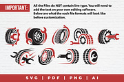 Tire Repair Shop Logo Bundle, a Branding & Logo Template by Guavanaboy (Thumbnail 2 of 3)