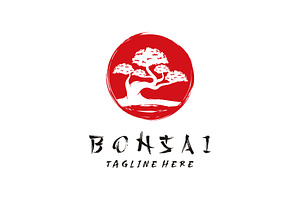 Bonsai logo design vector, a Branding & Logo Template by jundio studio