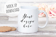 Styled Mug Mockup Photography Scene, a Product Mockup by Pixomize (Thumbnail 1 of 2)