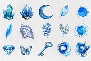 Blue Ink Elements Clipart, an Illustration by Rose Art (Thumbnail 3 of 5)