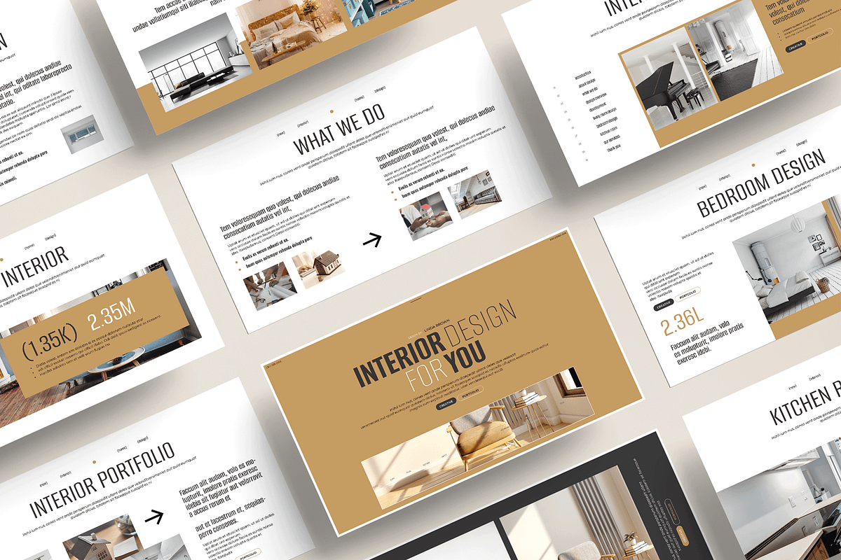 Interior Design Presentation, a Presentation Template by MightyDesign (Photo 1 of 8)