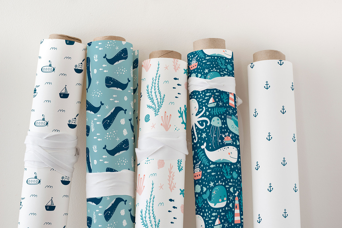 Hello Ocean set, a Texture Illustration by Ekaterina (Photo 7 of 12)
