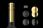 Ceramic Wine Bottle Mockup PRO, a Packaging Mockup by easymock (Thumbnail 8 of 22)