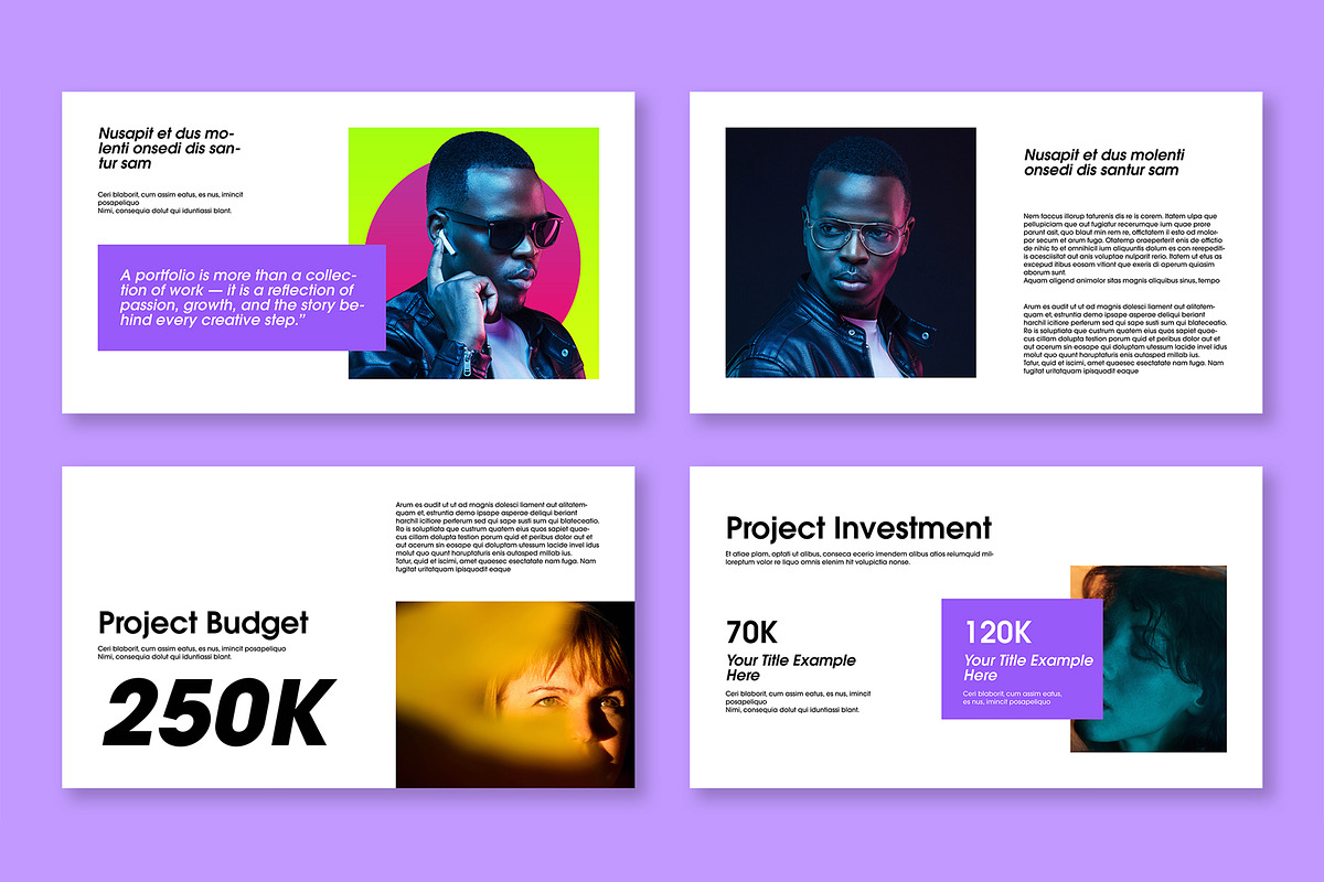 Modern Creative Designer Portfolio, a Presentation Template by Mighty-Slide (Photo 4 of 5)