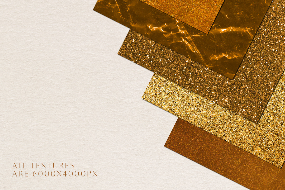 Gold Foil Glitter Luxury Textures, a Texture Graphic by NassyArt (Photo 10 of 13)