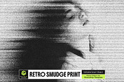 Retro Smudge Print Photo Effect, a Layer Style Add-On by dokudokunomi (Thumbnail 1 of 5)