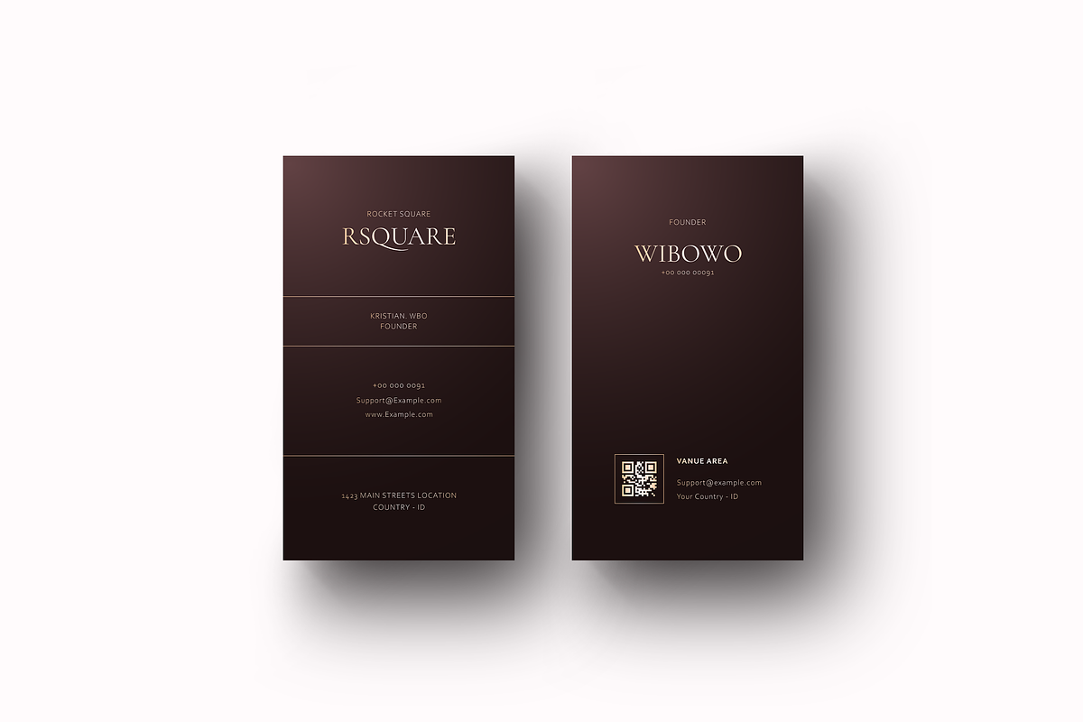Valerian - Modern Business Cards, a Business Card Template by Ctrl space studio (Photo 3 of 6)