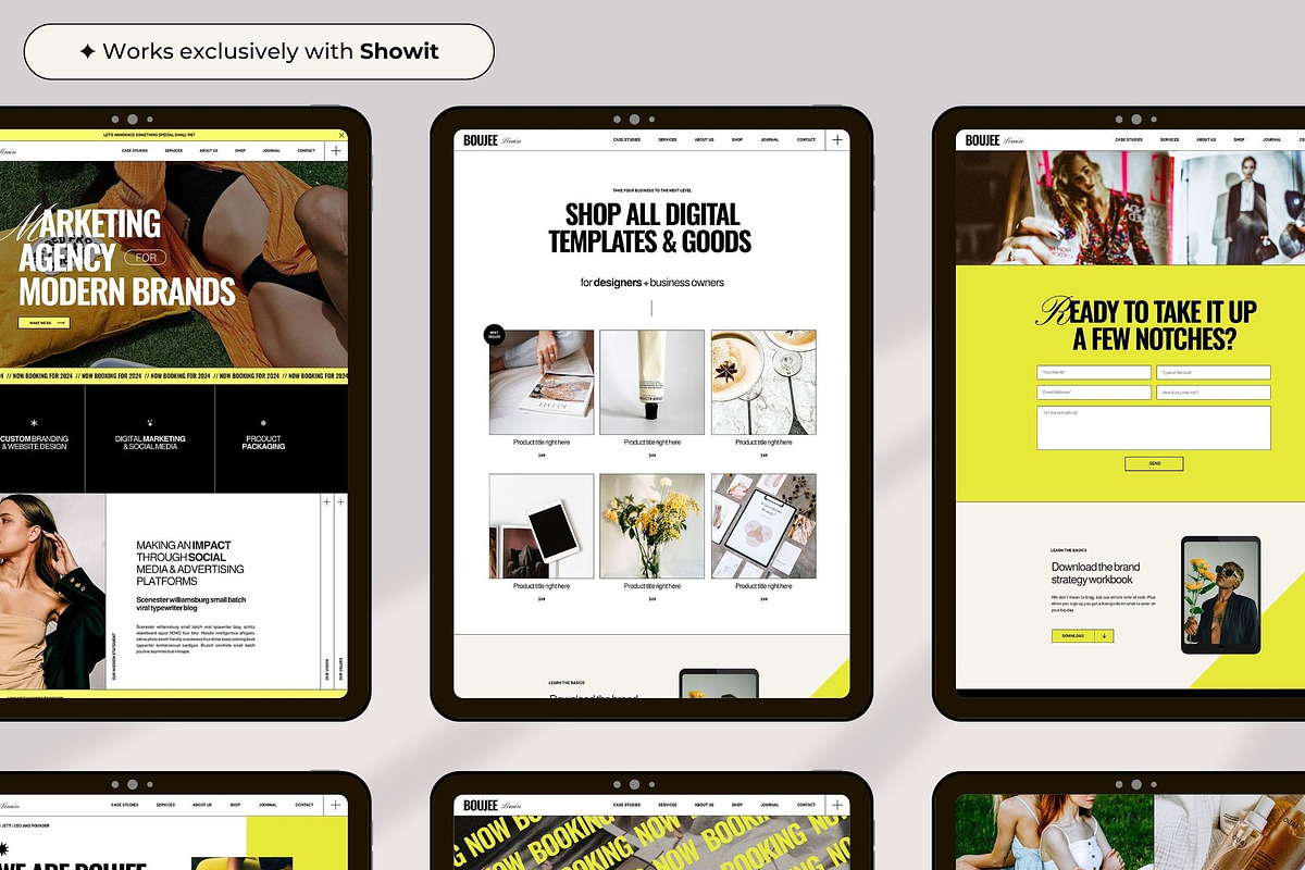Bold Marketing Showit Template, a Websites & App Template by Superhero Design Co. (Photo 6 of 6)