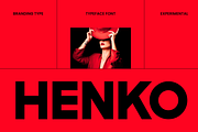 Henko – Bold Modern Sans Serif, a Sans Serif Font by MaikoHatta (Thumbnail 1 of 8)