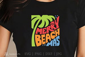 Summer Beach Life SVG,Merry Beachmas