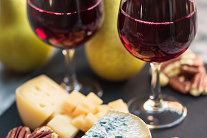 Elegant Cheese and Wine, a Food & Drink Photo by Virgo Studio