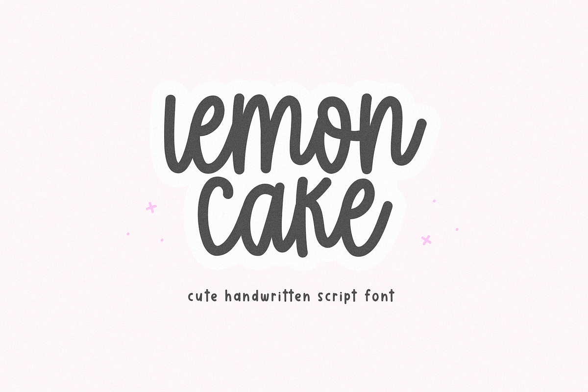 Lemon Cake | Cute Script Font, a Script Font by KA Designs (Photo 1 of 9)