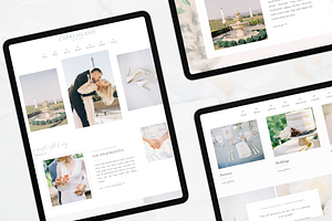 Light & Airy Showit Website Template