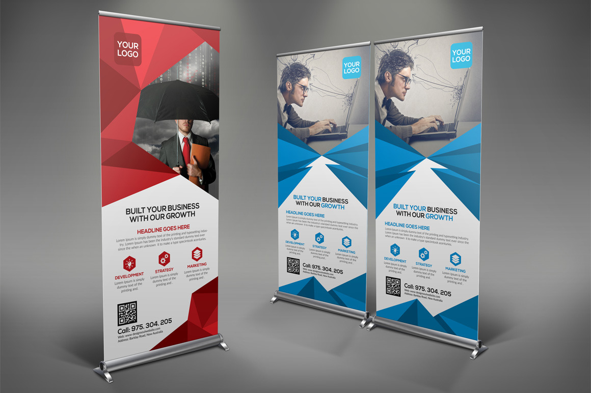 Corporate Roll-up Banner, a Flyer Template by Designsoul14