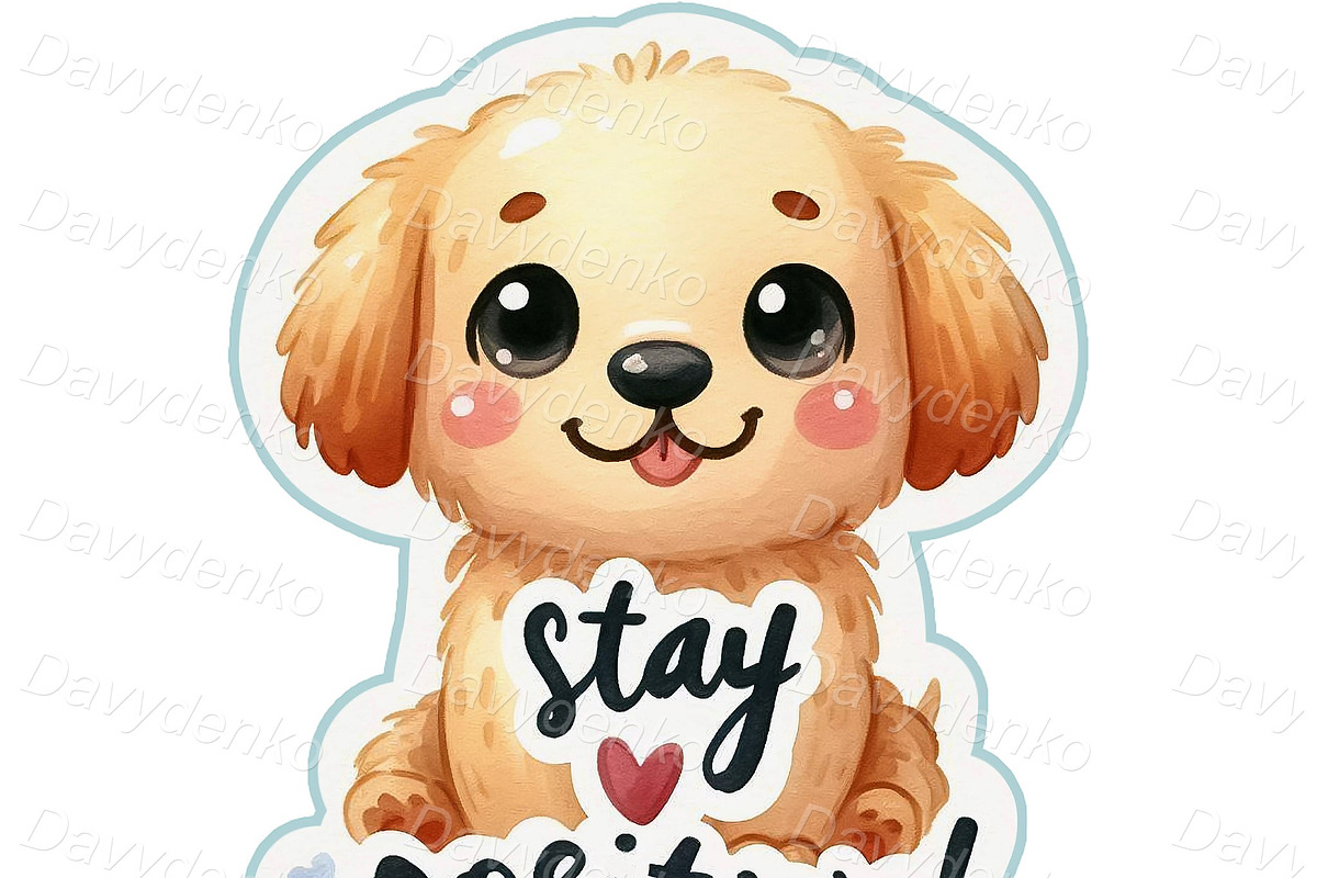 Positive motivational stickers, an Object Illustration by Bubert Art (Photo 4 of 8)
