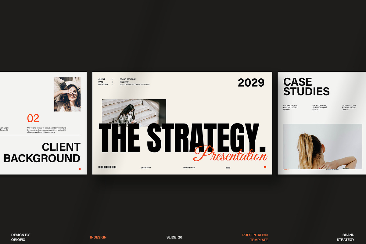 Brand Strategy Presentation Template, a Presentation Template by Oriofix (Photo 4 of 9)
