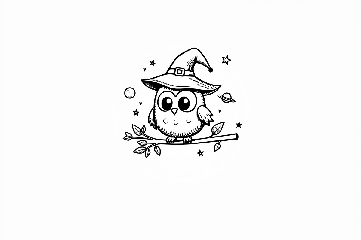 Halloween Coloring Book Set Pack, an Illustration by Creativeshirt (Photo 11 of 19)