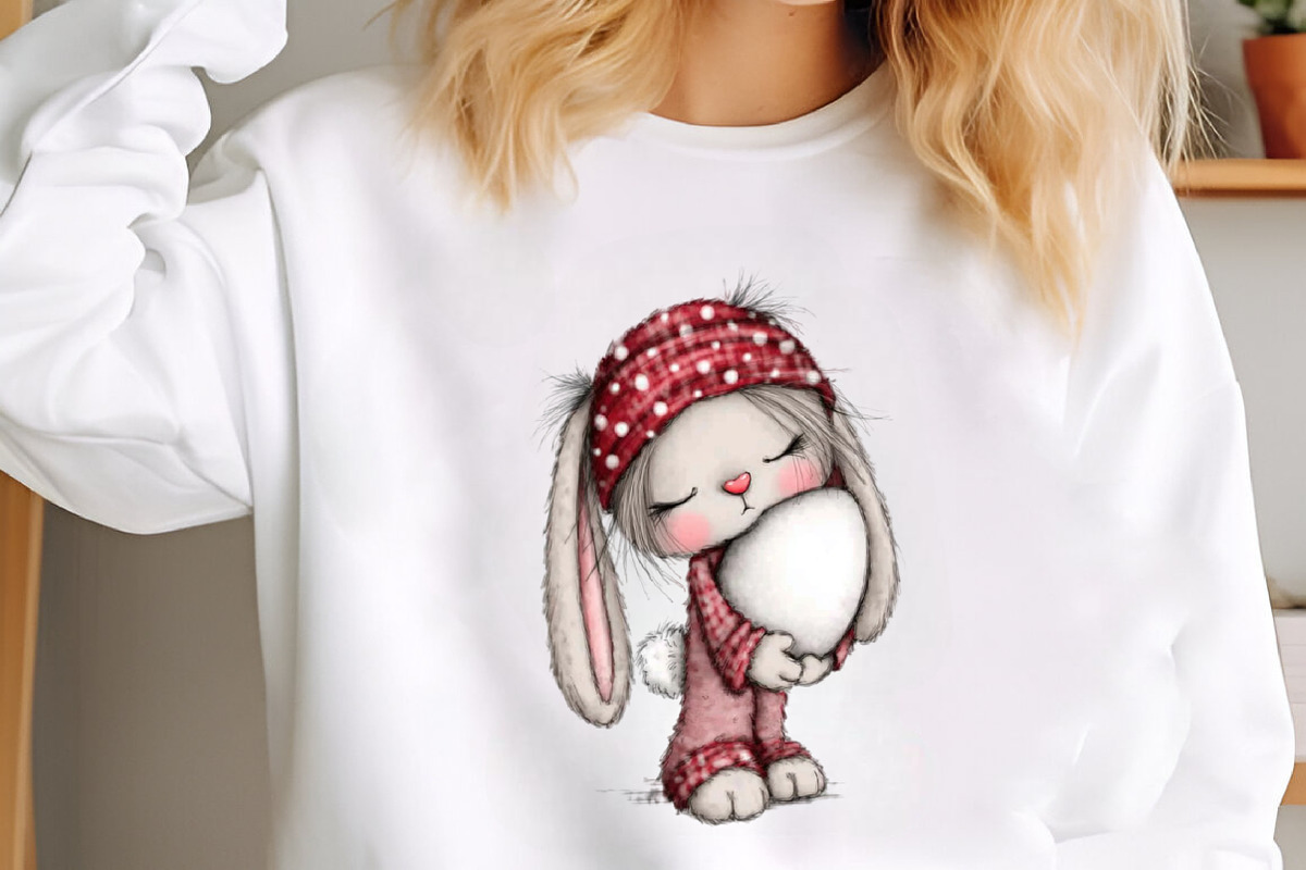 Whimsical Easter Bunny Clipart, an Illustration by designcity5 (Photo 5 of 5)