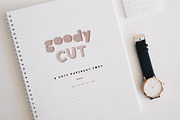 goody cut – Cute Papercut Font, a Script Font by youdiful creation (Thumbnail 1 of 6)