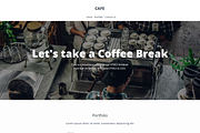 Cafe - Onepage HTML5 Template, a HTML Template by ColorsThemes (Thumbnail 2 of 3)