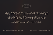Western Europe | Bold Signature, a Script Font by Letteratom (Thumbnail 13 of 14)