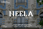 Neela | Serif Nouveau Typeface, a Serif Font by By Kineks (Thumbnail 1 of 11)