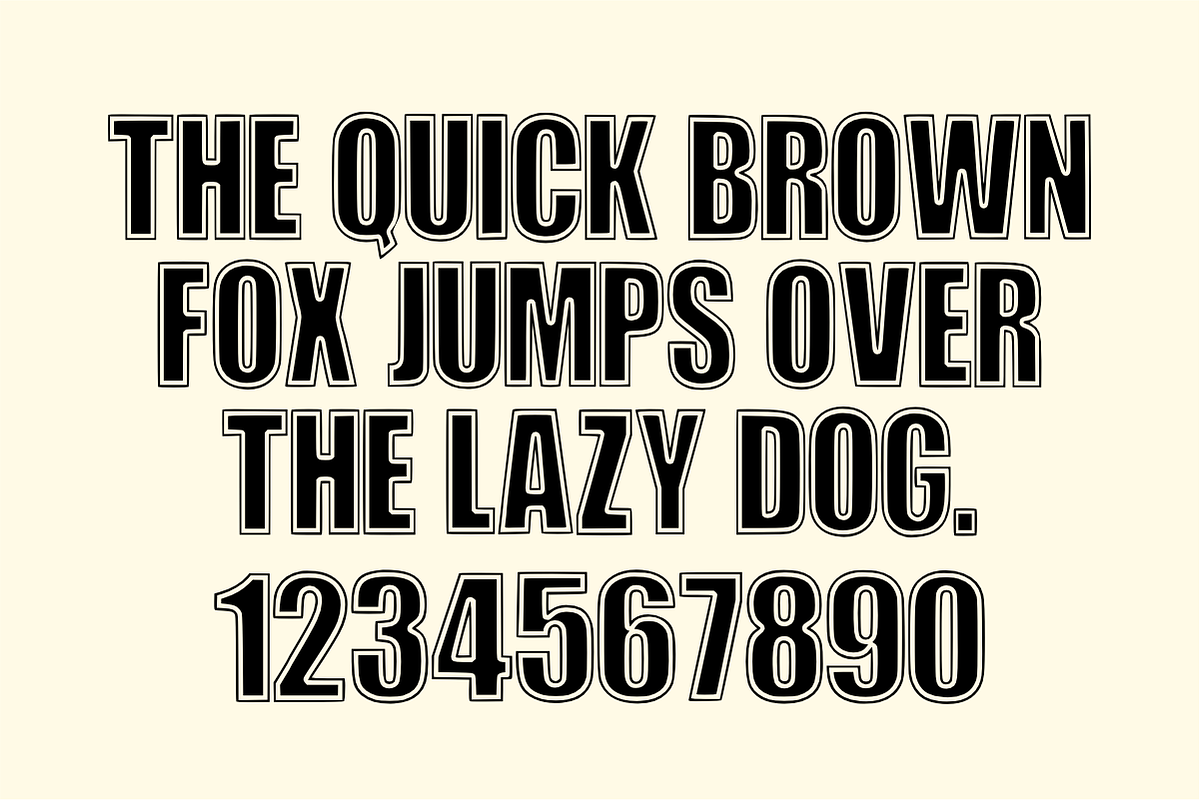 Fitness Sports –Modern Athletic Font, a Sans Serif Font by KiddoGlyphs Studio (Photo 4 of 5)