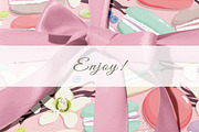 Macarons and blueberry 3, a Pattern Graphic by Yummy (Thumbnail 10 of 10)