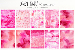 Just Pink Collage Background Texture