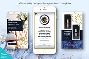 INDIGO Instagram Story Templates, a Social Media Template by Vintage To Vectors (Thumbnail 6 of 9)